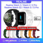 Realme Watch 3 / Wach 3 Pro / Watch 2 / Watch 2 Pro / Watch S2 / Watch S Pro Watch Band Strap - 22mm Full Color Buckle