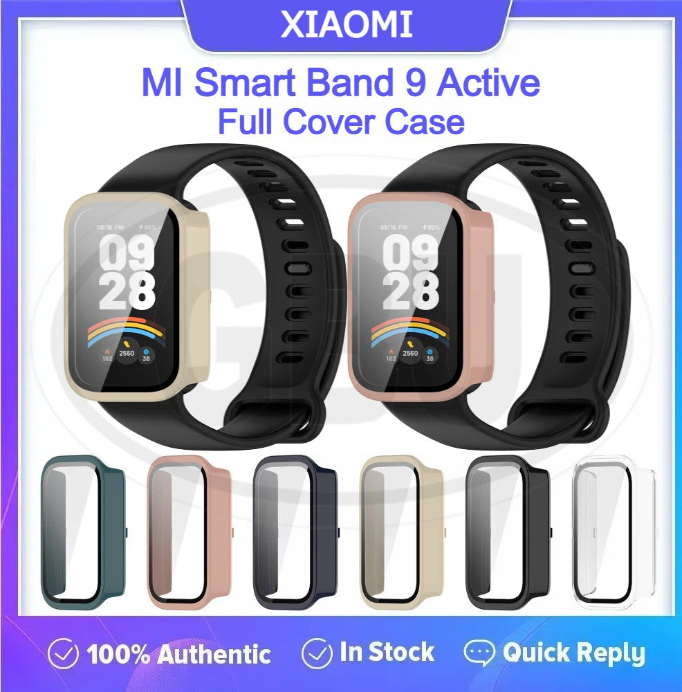 Compatible with Xiaomi Smart Band 9 Active / Mi Band 9 Active TPU Full Cover Protector Case (NOT ORIGINAL)