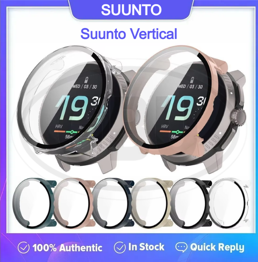 Suunto Vertical Sarung Full Built-in Tempered Glass Cover