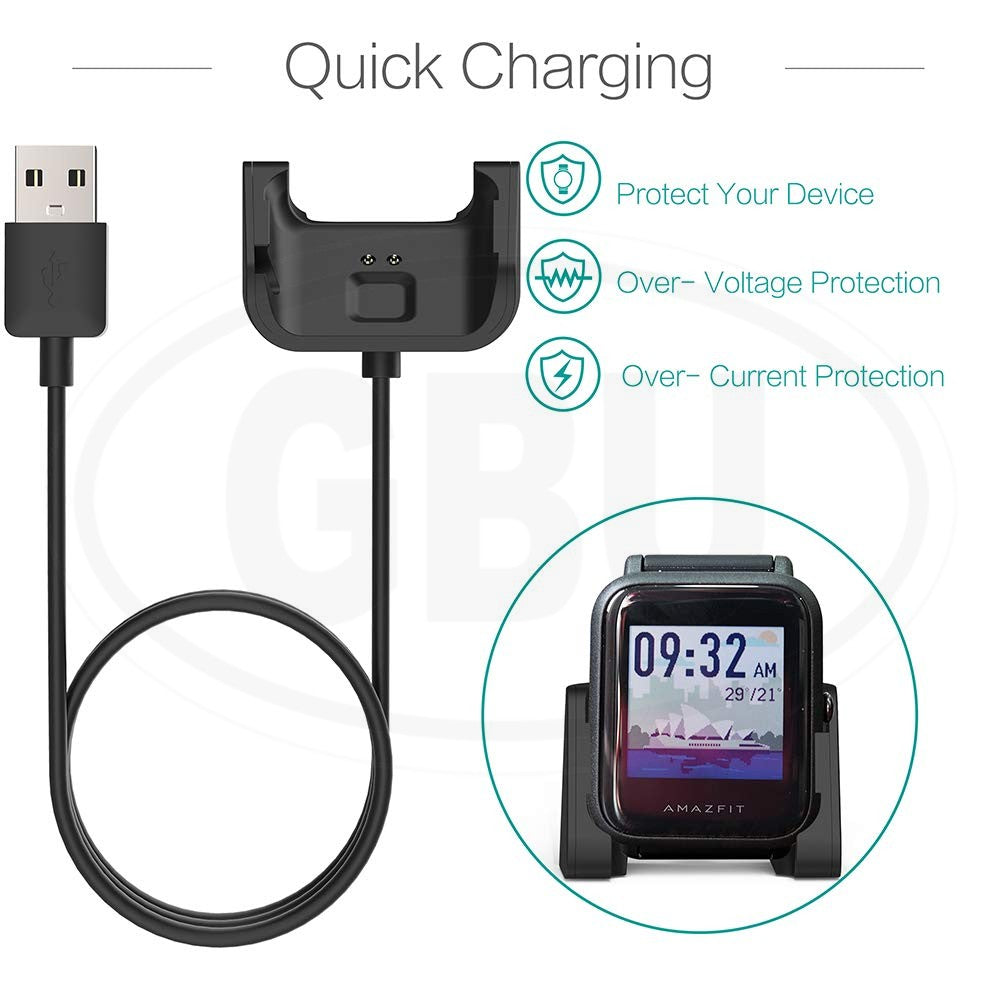 Amazfit Bip / Bip Lite / A1608 / A1915 / Charger Charging Cable Dock Cradle - High Quality
