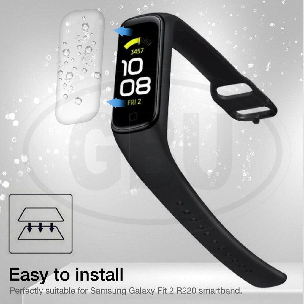 [2pcs] Samsung Galaxy Fit 2 / Fit / Fit2 / R220 / R370 Hydrogel Watch Screen Protector