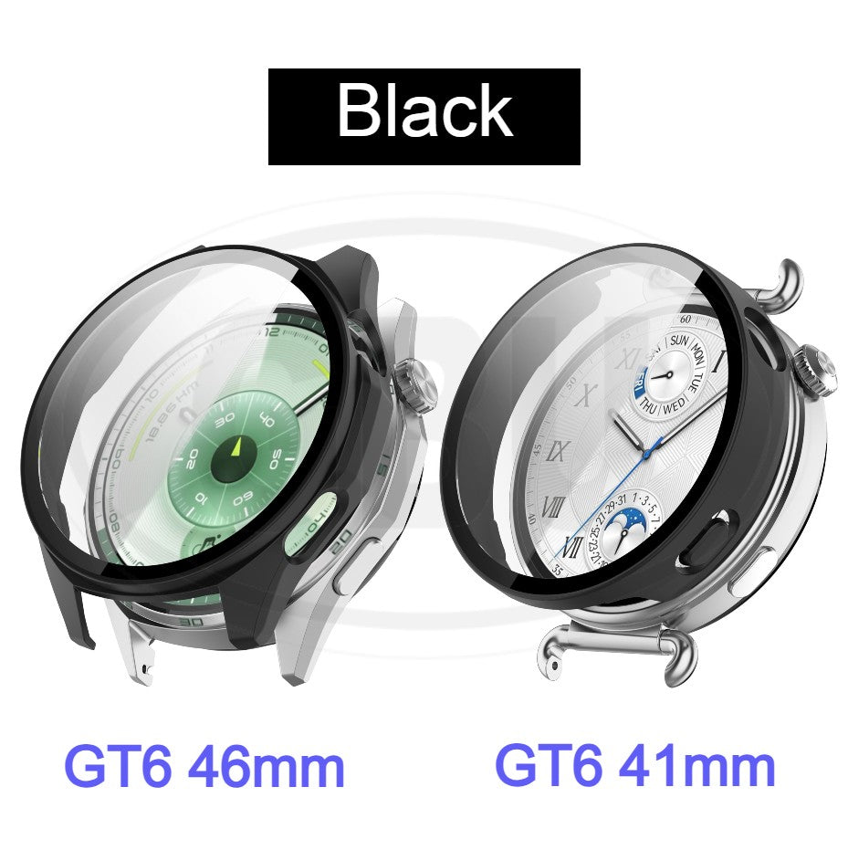 Huawei GT6 46mm / GT6 41mm Sarung Full TPU Built-in Screen Protector Cover / Sarung Half Silikon - No Screen
