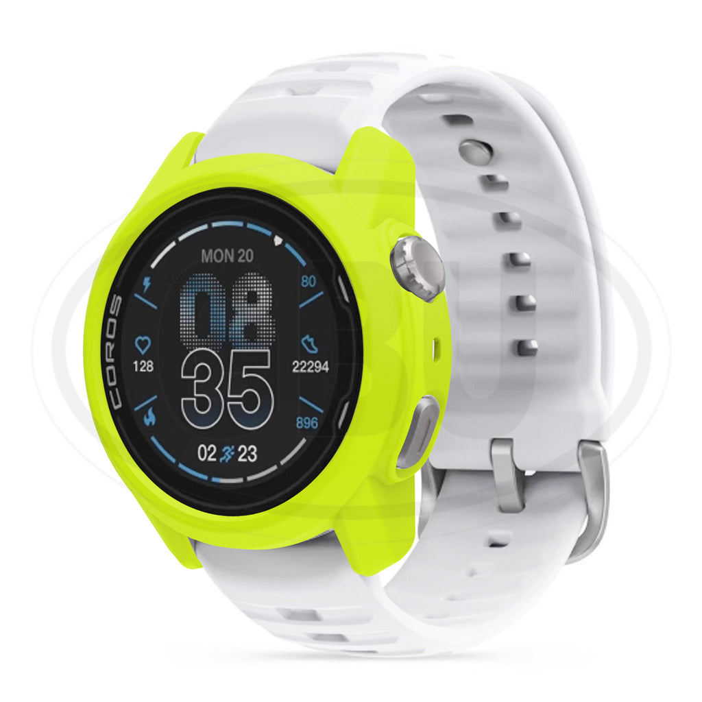 Coros Apex 4 42mm / Apex 4 46mm Sarung Full Built-in Tempered Glass Cover / Sarung Half Silikon - No Screen