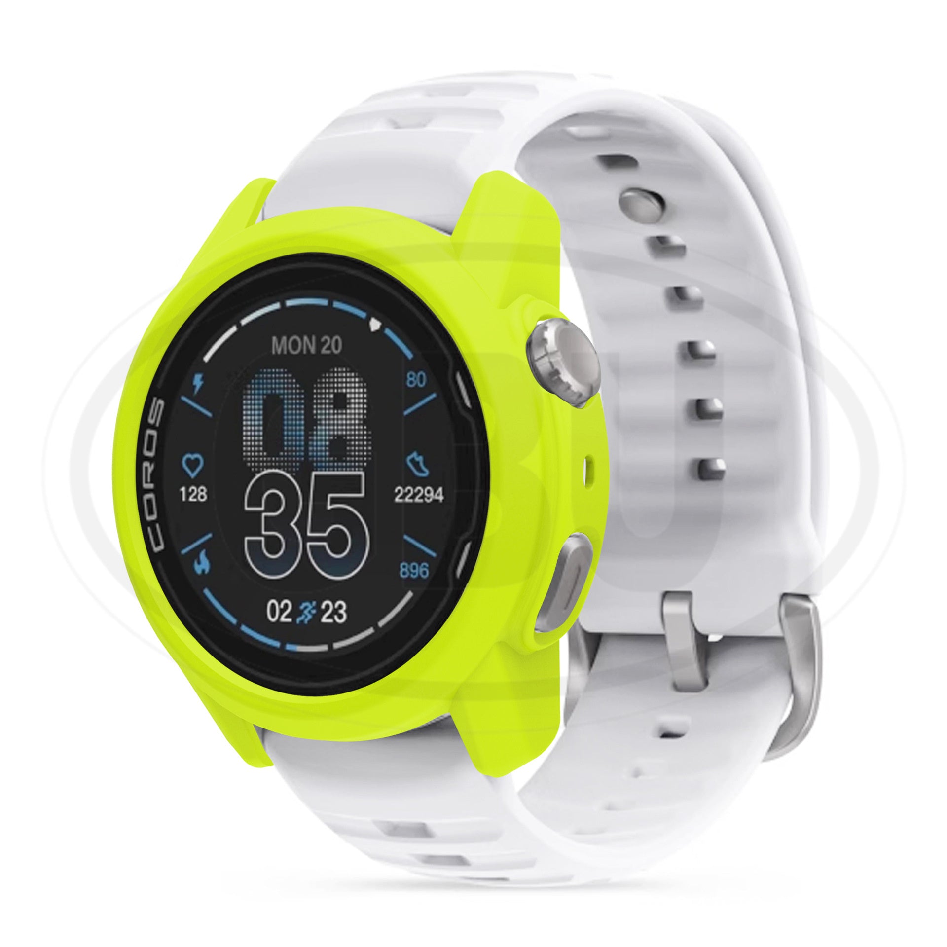 Coros Apex 4 42mm / Apex 4 46mm Sarung Full Built-in Tempered Glass Cover / Sarung Half Silikon - No Screen