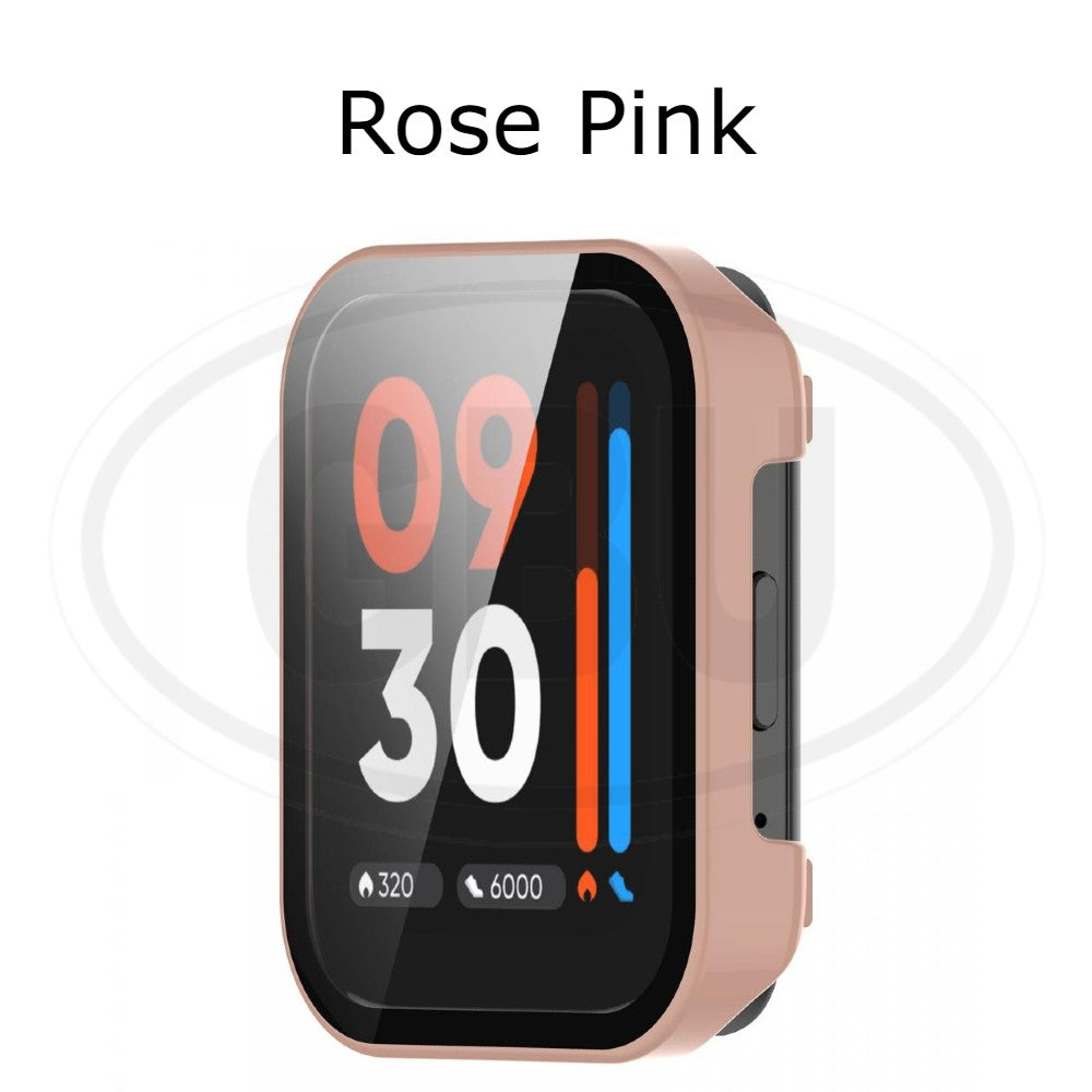 Realme Watch 3 / Realme Watch 3 Pro 2-in-1 Full Cover Case with Tempered Glass Protector Screen