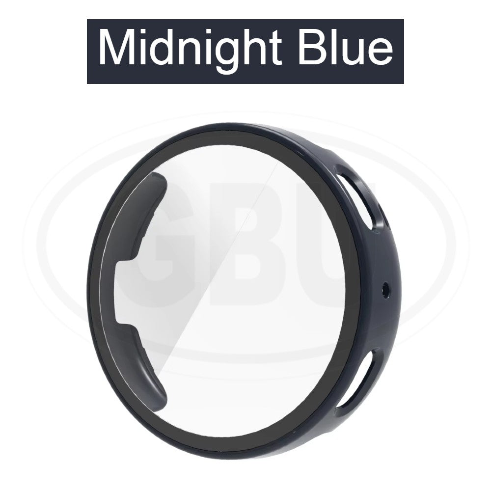Amazfit Active Max Sarung Full Built-in Tempered Glass / Sarung Half Silikon - No Screen