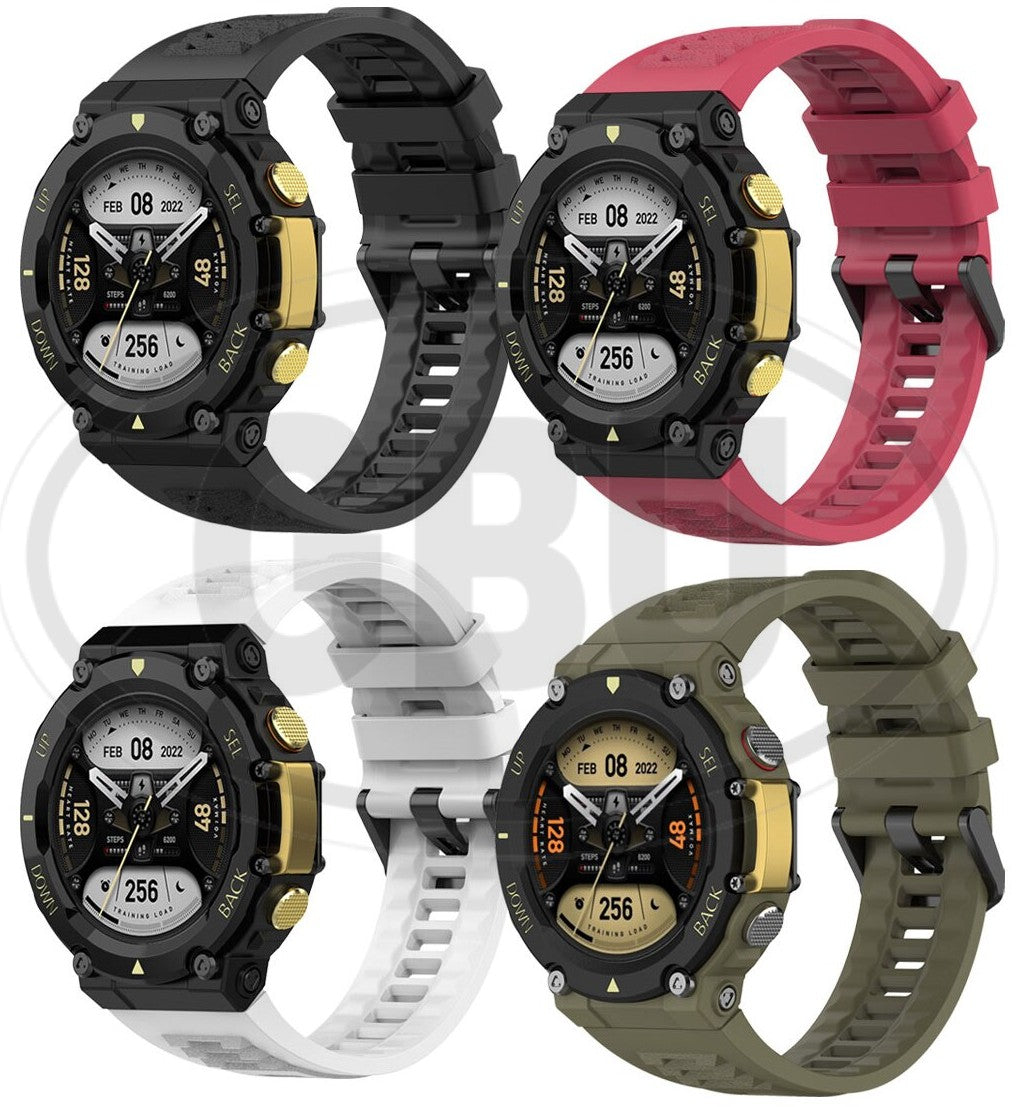 Amazfit T Rex 2 / T-Rex 2 Smartwatch Tali Silikon Lembut / Watch Strap (High Quality) - 22mm