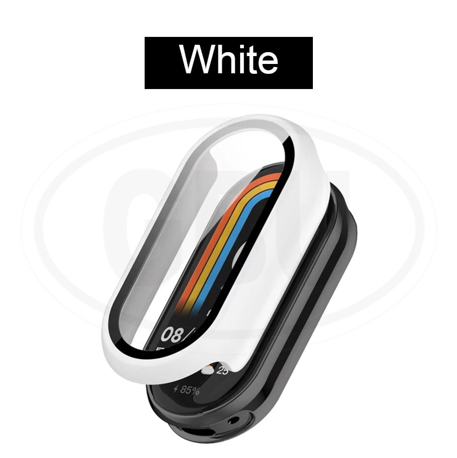 Xiaomi Smart Band 9 / Mi Band 9 Full Cover Case 2-in-1 with Tempered Glass Protector Screen