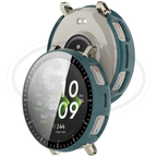 Amazfit Active 3 Premium Sarung Full Built-in Tempered Glass Cover / Sarung Half Silikon - No Screen