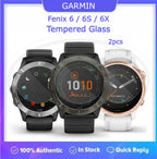 [2pcs] Garmin Fenix 6 / Fenix 6S / Fenix 6X Screen Protector HD Tempered Glass