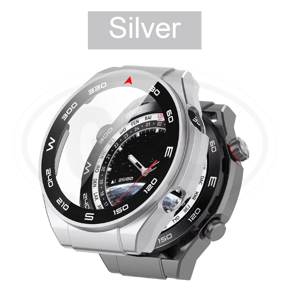 Huawei Watch Ultimate / Huawei Ultimate Full Cover Case 2-in-1 with Tempered Glass Protector Screen