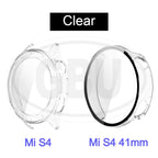 Xiaomi Watch S4 / Mi Watch S4 41mm Full Cover Case with Tempered Glass Protector Screen - 2-in-1 TPU Cover