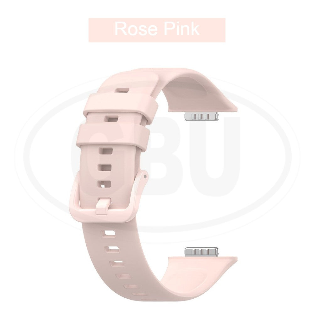 Huawei Watch Fit 2 / Watch Fit2 / YDA-B19V / YDA-B09S Soft Silicone Replacement Strap Band - Full Color Buckle