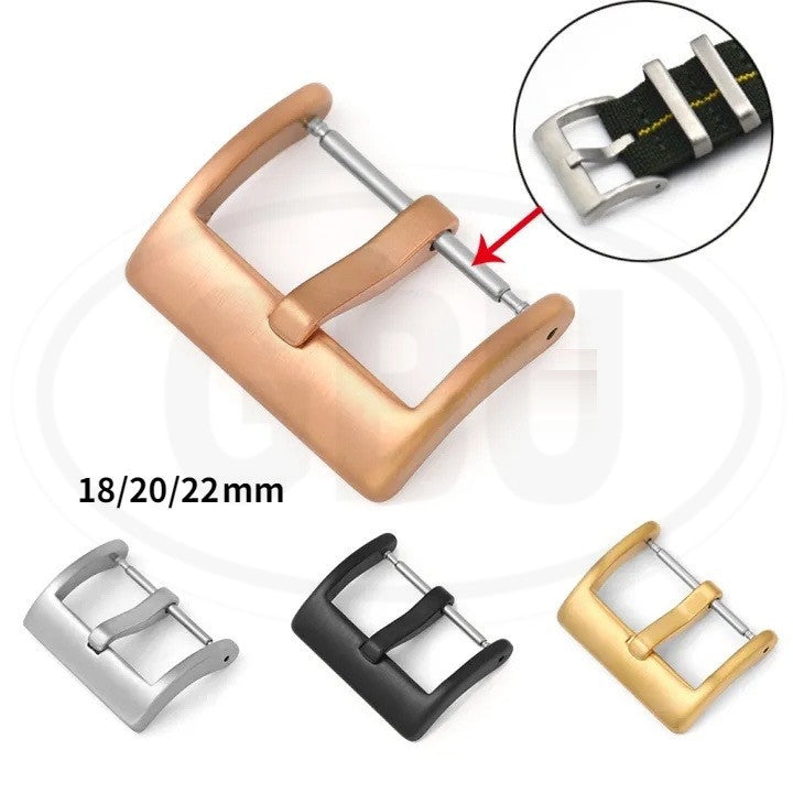 Watch Buckle Strap Buckles 18mm 20mm 22mm Watch Band Strap Pin Buckles - Elegant Design 304L Stainless Steel