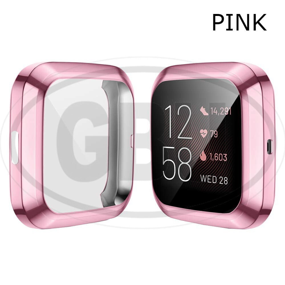 Compatible with Fitbit Versa TPU Full Cover Protector Case (NOT ORIGINAL)