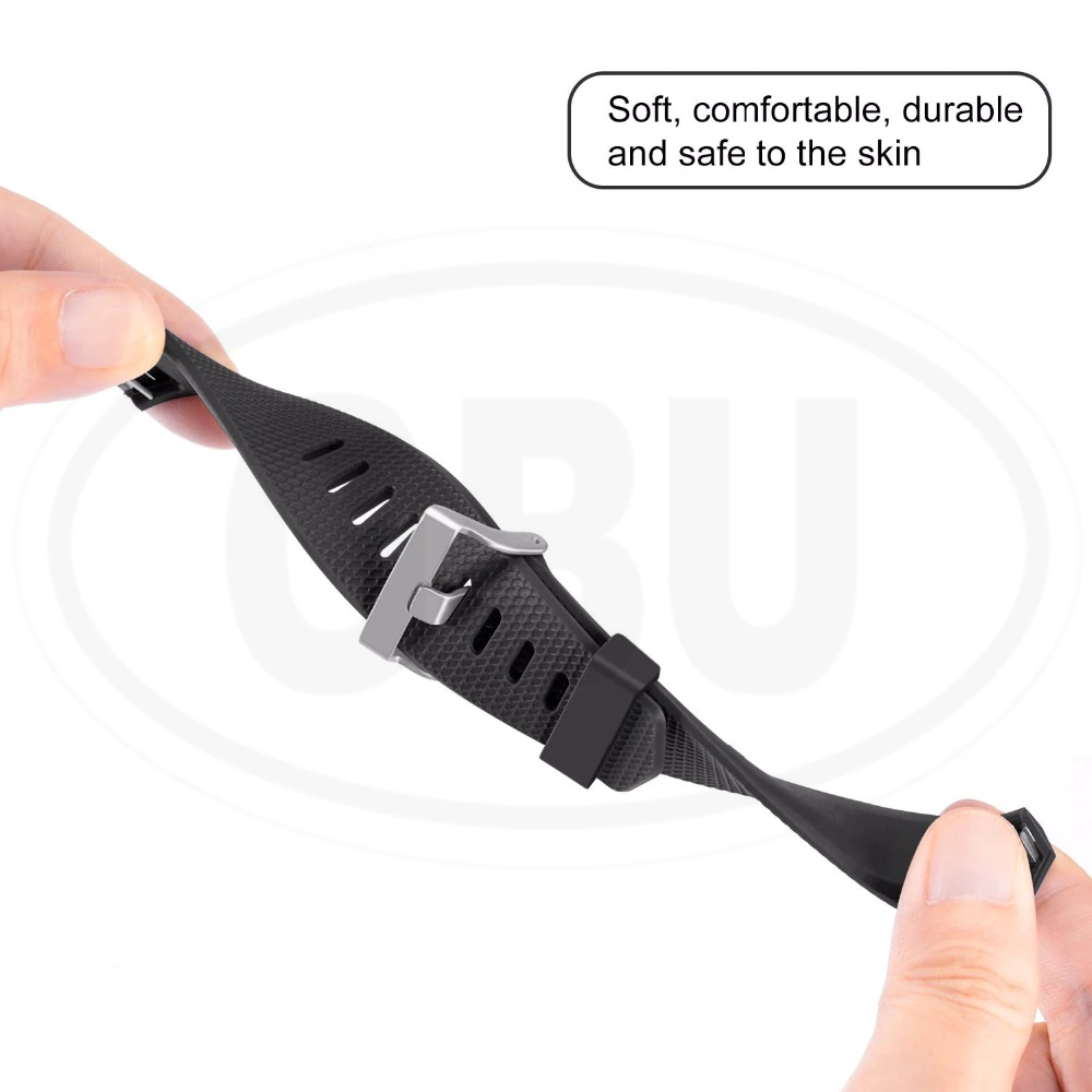 Fitbit Charge 2 Smart Watch Soft Silicone Replacement Band Strap