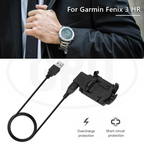 Garmin Fenix 3 / Fenix 3 HR USB Charging Clip Cable - Charger