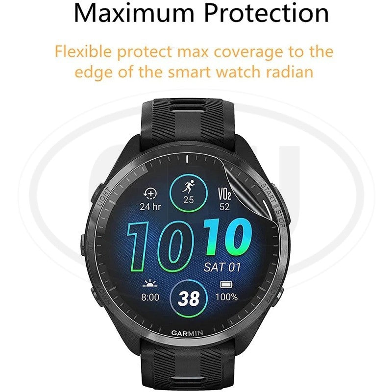 [2pcs] Garmin Forerunner 965 / FR965 3D Full Cover Screen Protector - Full Screen