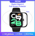 [2pcs] Redmi Watch 6 / Redmi 6 3D Full Cover Screen Protector - Full Screen