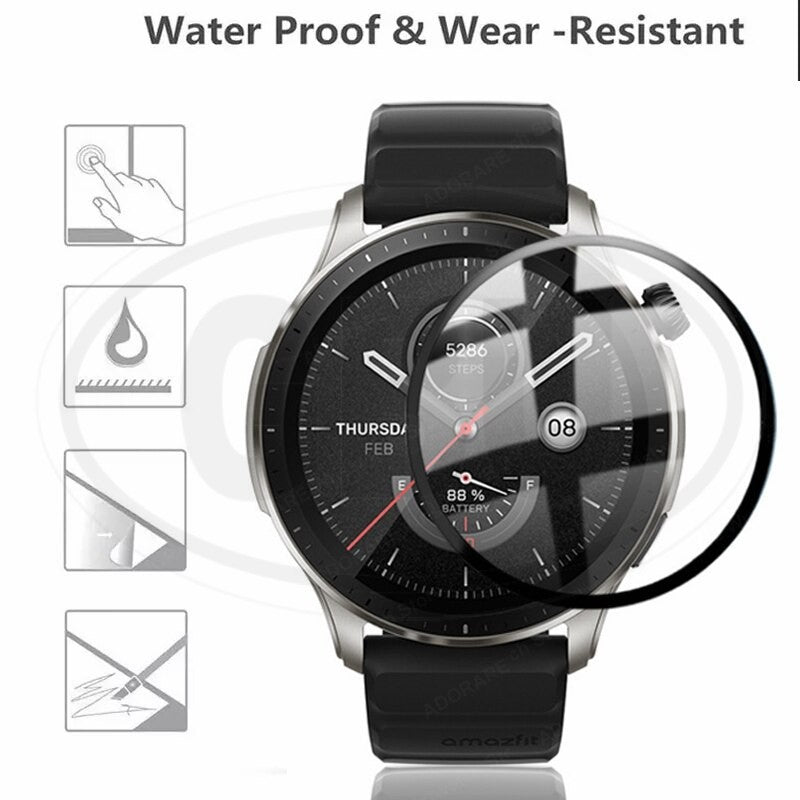 [2pcs] Amazfit GTR 4 / GTR4 3D Full Cover Screen Protector - Full Screen