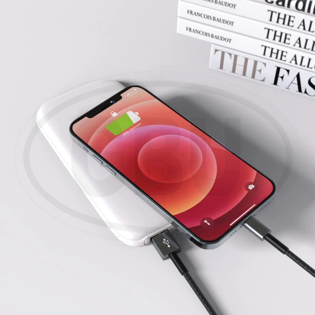 Compatible with SEEKEN USB / Type C 20W Charging Cable 1M Fast Charge Braided Anti Bending Premium Quality White
