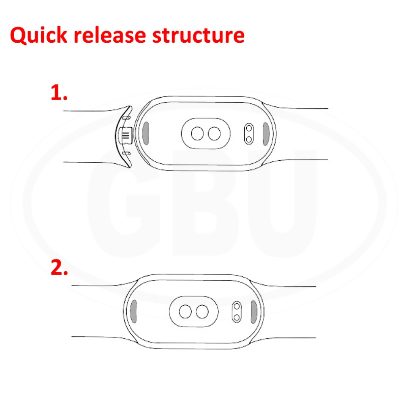 Xiaomi Smart Band 10 / Xiaomi Smart Band 9 / Mi Smart Band 8 Smartwatch Watch Strap - High Quality