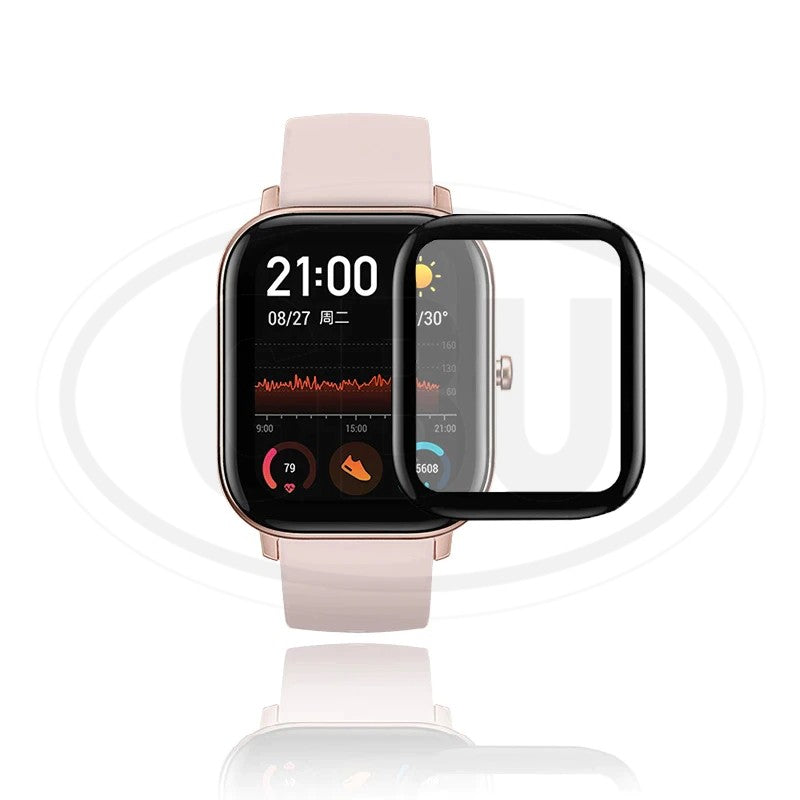 [2pcs] Amazfit Bip U / Bip U Pro / BipU / BipU Pro 3D Full Cover Screen Protector - Full Screen