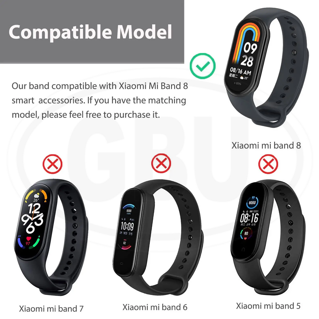 Xiaomi Smart Band 10 / Xiaomi Smart Band 9 / Mi Smart Band 8 Smartwatch Watch Strap - High Quality