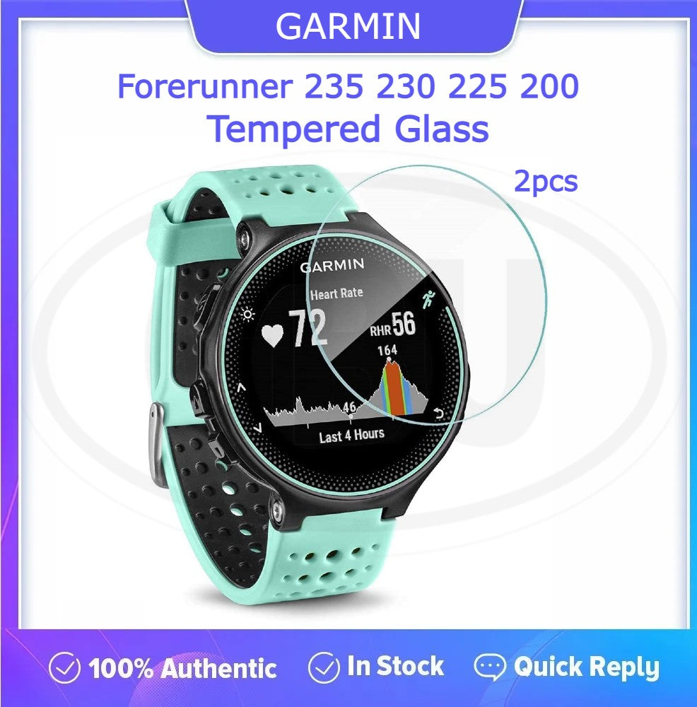 [2pcs] Garmin Forerunner 235 230 225 200 Screen Protector HD Tempered Glass