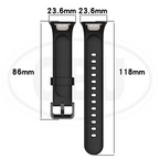 Xiaomi Smart Band 7 Pro / Mi Smart Band 7 Pro / Xiaomi Band 7 Pro Soft Silicone Replacement Strap Band