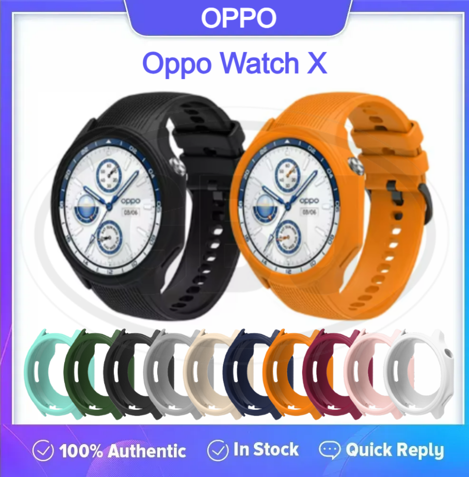 OPPO Watch X Sarung Half TPU / Silicone Half Cover - No Screen Cover