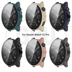 Xiaomi Watch S1 Pro / Mi Watch S1 Pro 2-in-1 Full Cover Case with Tempered Glass Protector Screen