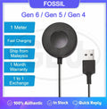 Fossil Gen 6 / Gen 5 / Gen 4 USB Magnetic Charger Dock Cradle Cable