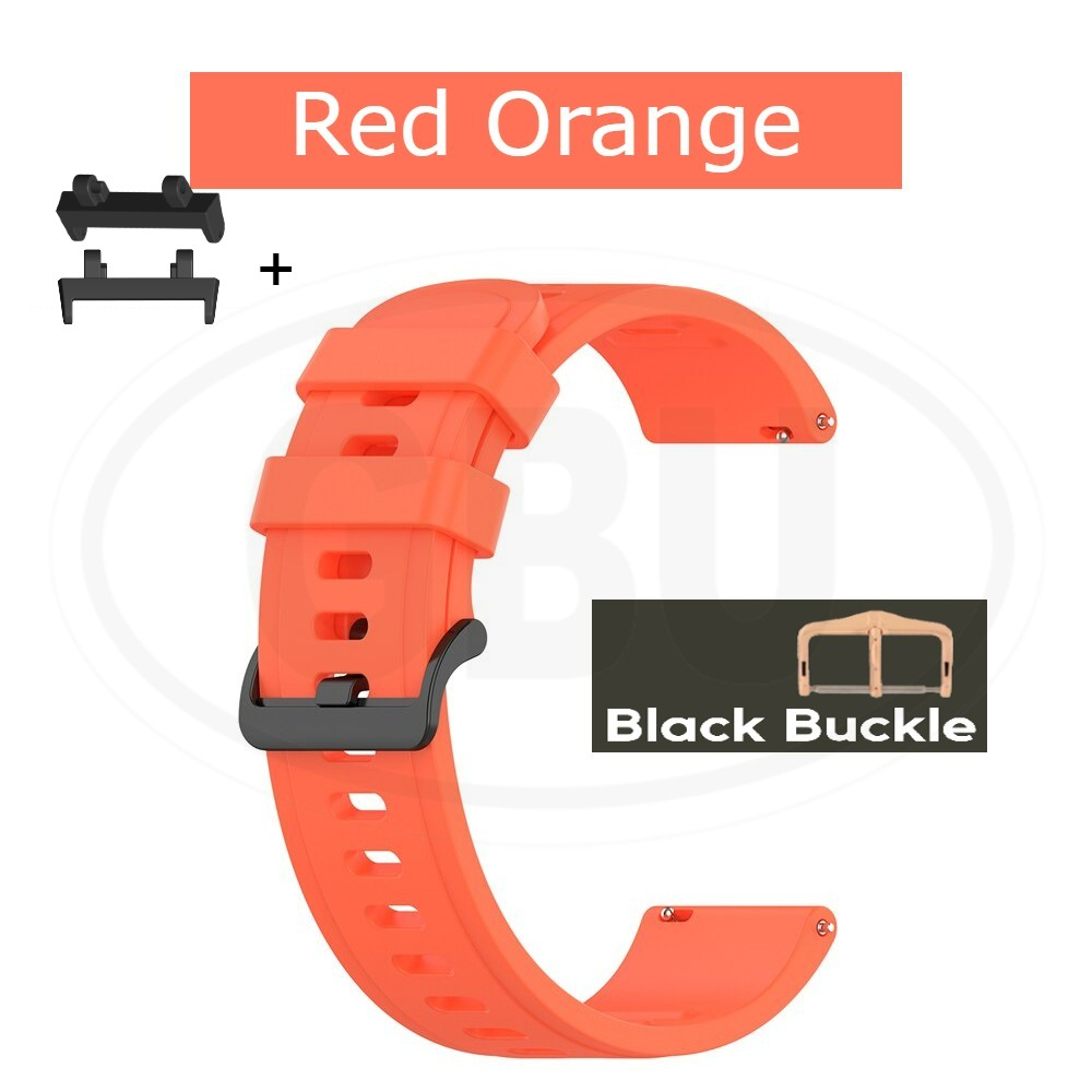 Amazfit T Rex 2 / T-Rex 2 Smartwatch Tali Silikon Lembut / Watch Strap (High Quality) - 22mm