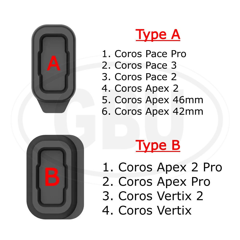 Coros Anti Dust Cover / Charging Port Cover For Coros Pace Pro / Pace 4 / Pace 3 / Pace 2 / Apex 2 2 Pro / Apex 4