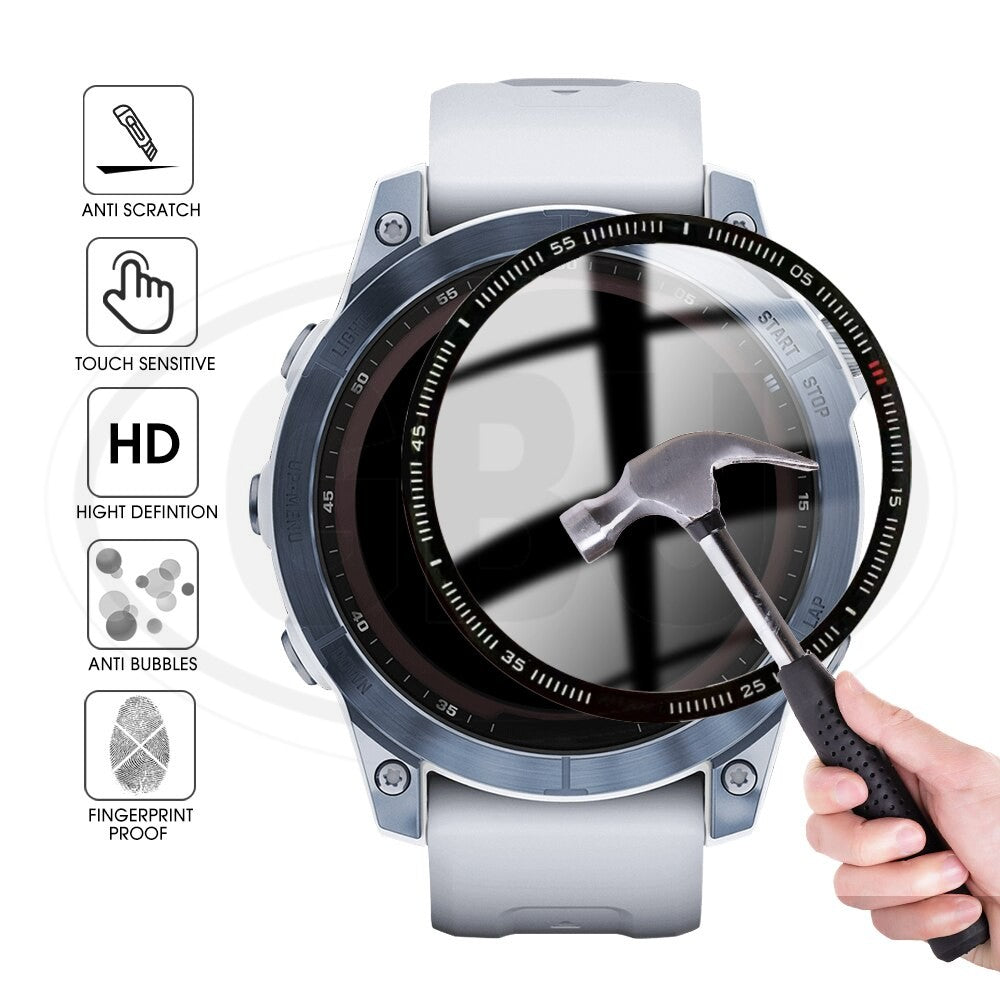 Fenix 7 7X 7S / Fenix 7X / Fenix 7S / Fenix 7 3D Full Cover Screen Protector - Full Screen