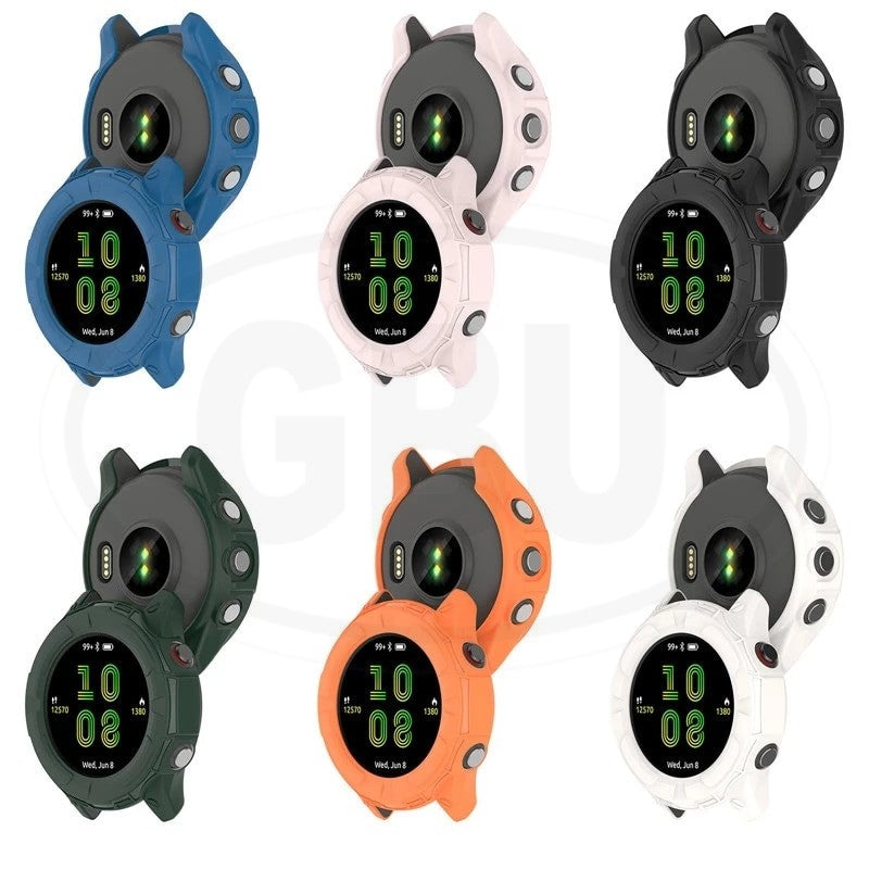 Garmin Forerunner 255 / Forerunner 255S / FR255 / FR255s TPU Half Cover Protector Case - No Screen