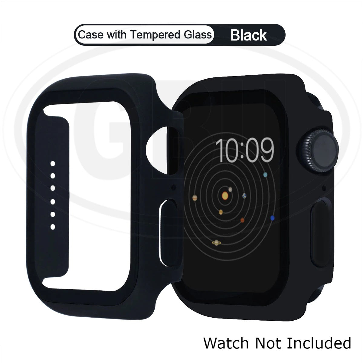 Apple Watch Series 9/8/7/SE/6/5/4/3/2/1 For 38mm/40mm/41mm/42mm/44mm/45mm/49mm Cover Case with Tempered Glass Screen