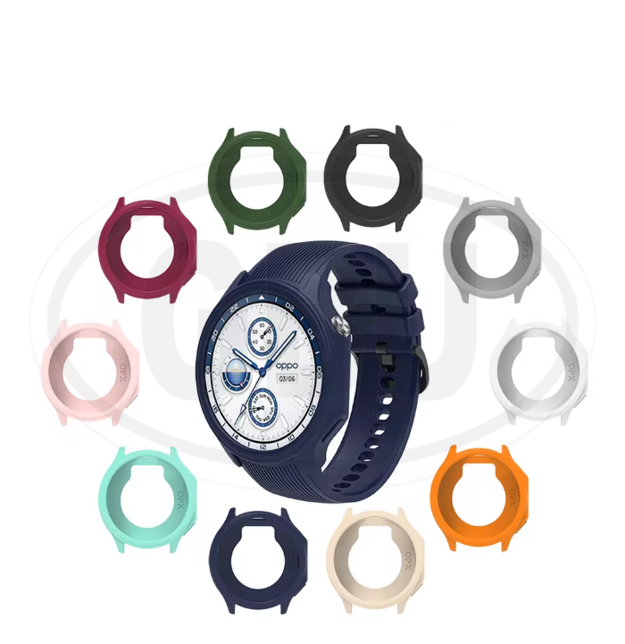 OPPO Watch Free Sarung Half TPU / Silicone Half Cover - No Screen Cover
