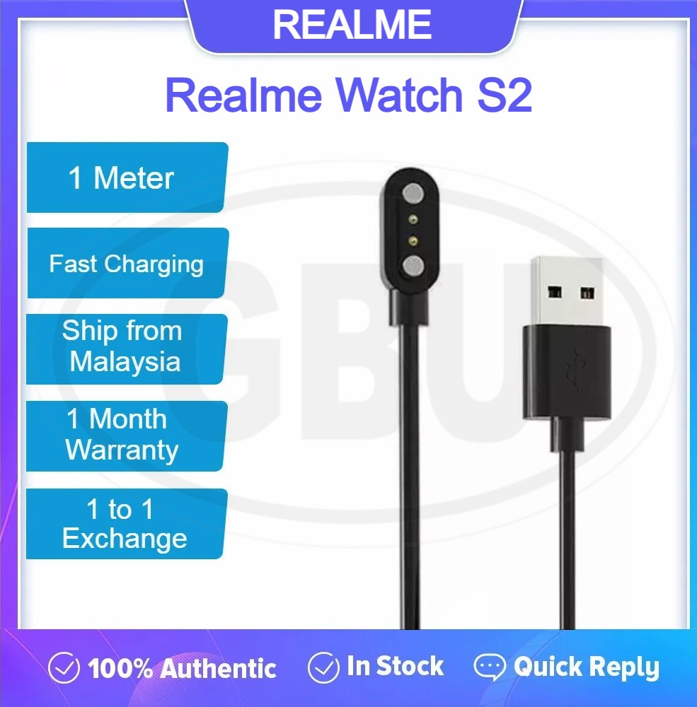 Realme Watch S2 / Realme S2 USB Magnetic Charger Dock Cradle Charging Cable