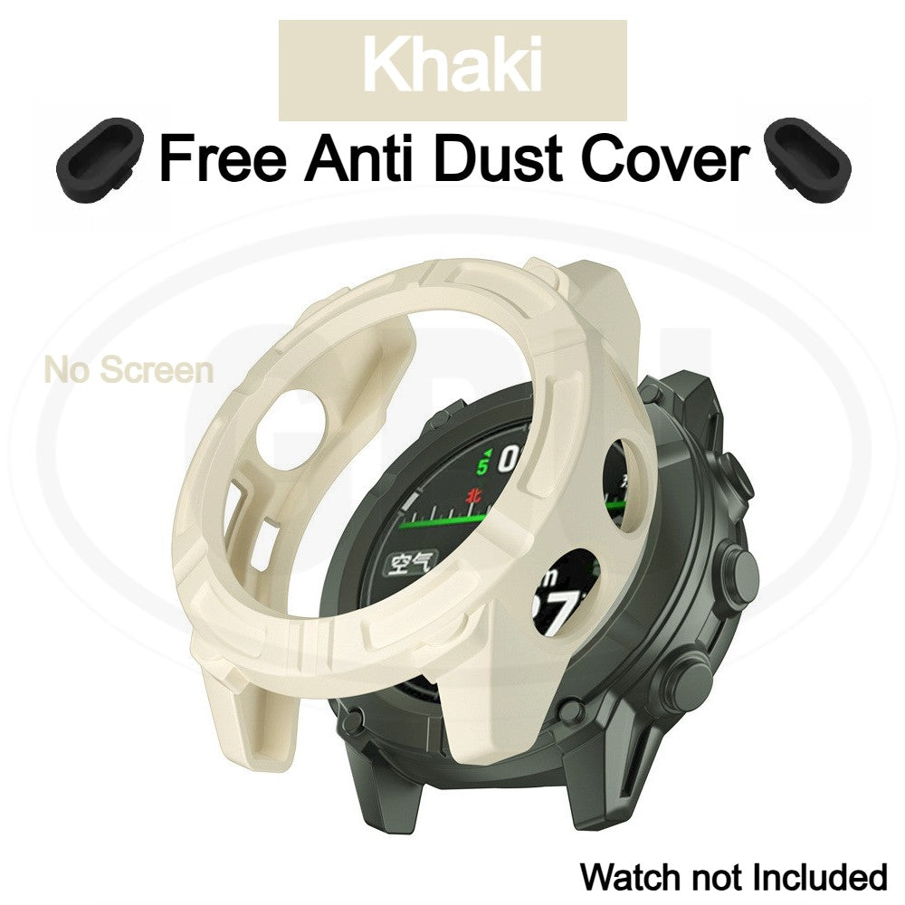 Garmin Descent G2 / Descent G1 Sarung Half Silikon - No Screen  PERCUMA Anti-Dust Cover