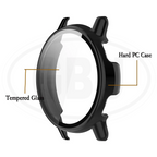 Garmin Vivoactive 5 / Garmin Vivoactive 6 Full Cover Case with Tempered Glass Screen 2-in-1 Case Protector  Dust Cover