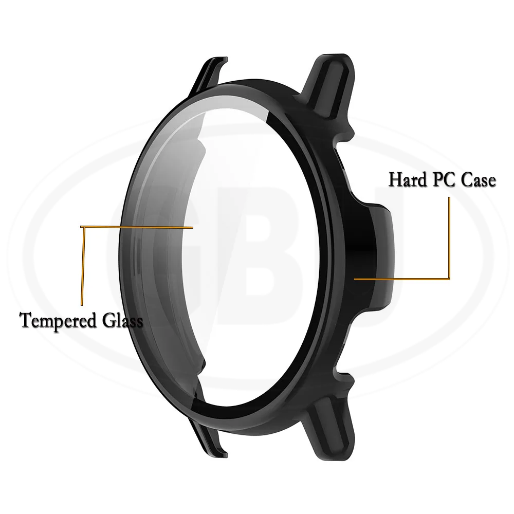 Garmin Vivoactive 5 / Garmin Vivoactive 6 Full Cover Case with Tempered Glass Screen 2-in-1 Case Protector  Dust Cover