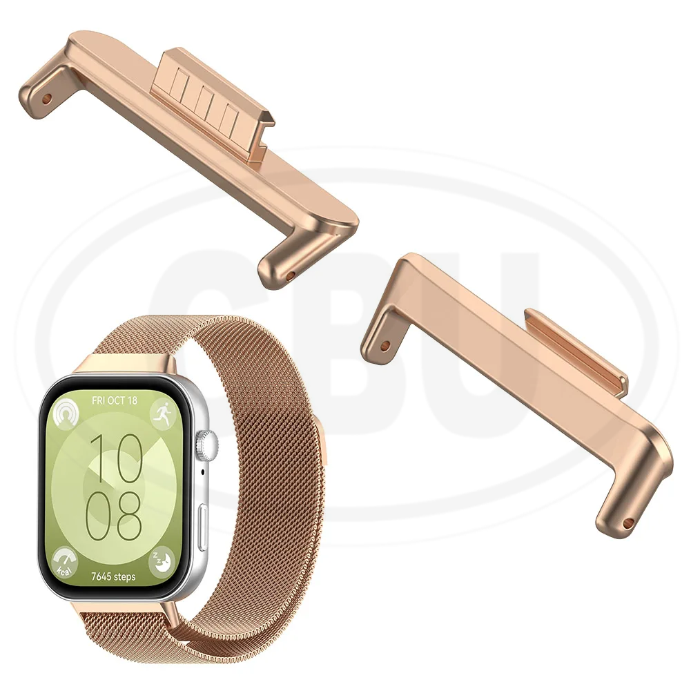Huawei Watch Fit 5 Pro / Fit 5 / Fit 4 Pro / Fit 4 / Fit 3 Metal Watch Band Strap Connector 20mm Adapter - 2pcs