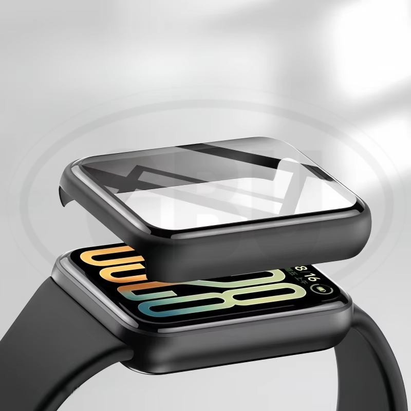 Xiaomi Smart Band 9 Pro / Mi Band 9 Pro / Band 9 Pro Full Cover Case with Tempered Glass Protector Screen - 2-in-1 Cover