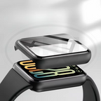 Xiaomi Smart Band 9 Pro / Mi Band 9 Pro / Band 9 Pro Full Cover Case with Tempered Glass Protector Screen - 2-in-1 Cover