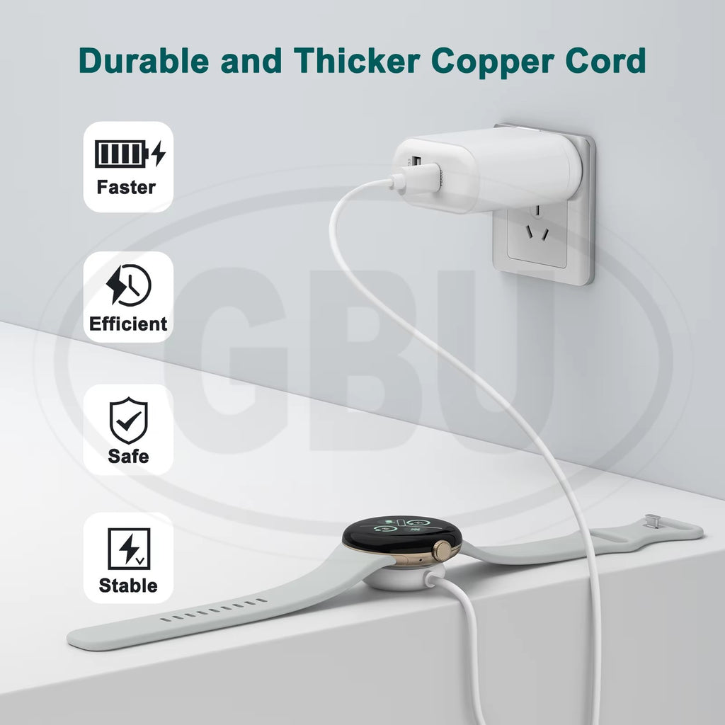 Google Pixel 3 / Google Pixel 2 / Google Pixel Watch USB Magnetic Wireless Charger Charging Cable