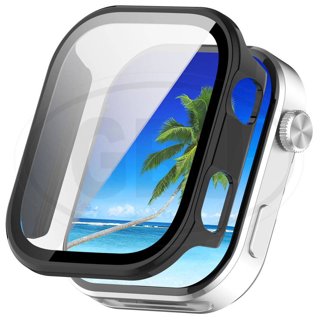 Redmi Watch 6 Sarung Full Built-in Tempered Glass Cover / Sarung Half Silikon - No Screen