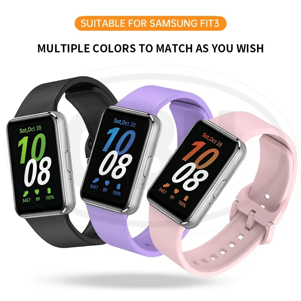 Samsung Galaxy Fit 3 / SM-R390 / Galaxy Fit3 / R390 / Smart Watch Silicone Sport Replacement Strap Band