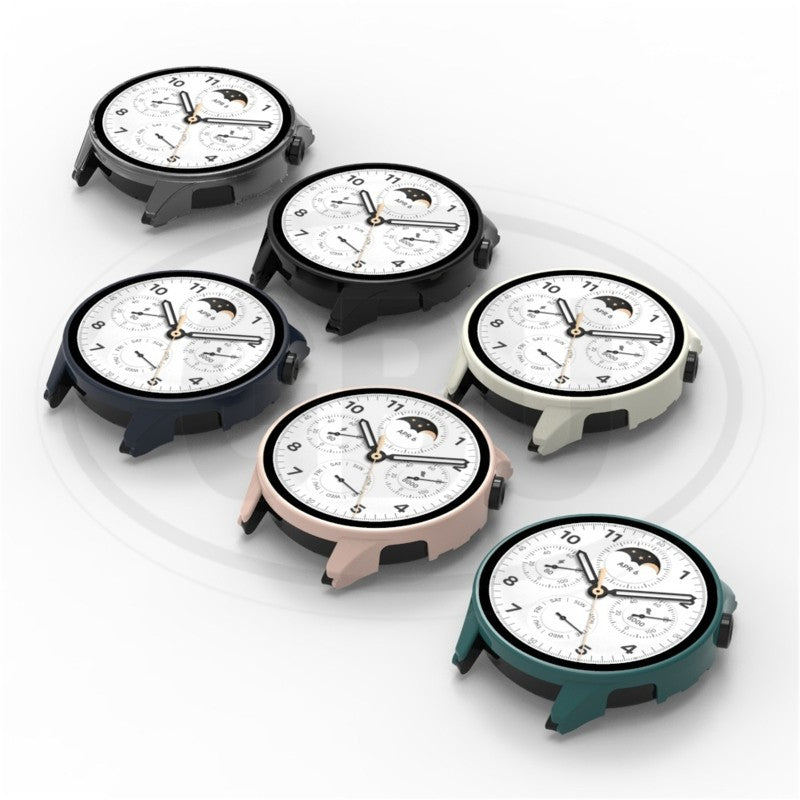 Xiaomi Watch S1 Pro / Mi Watch S1 Pro 2-in-1 Full Cover Case with Tempered Glass Protector Screen